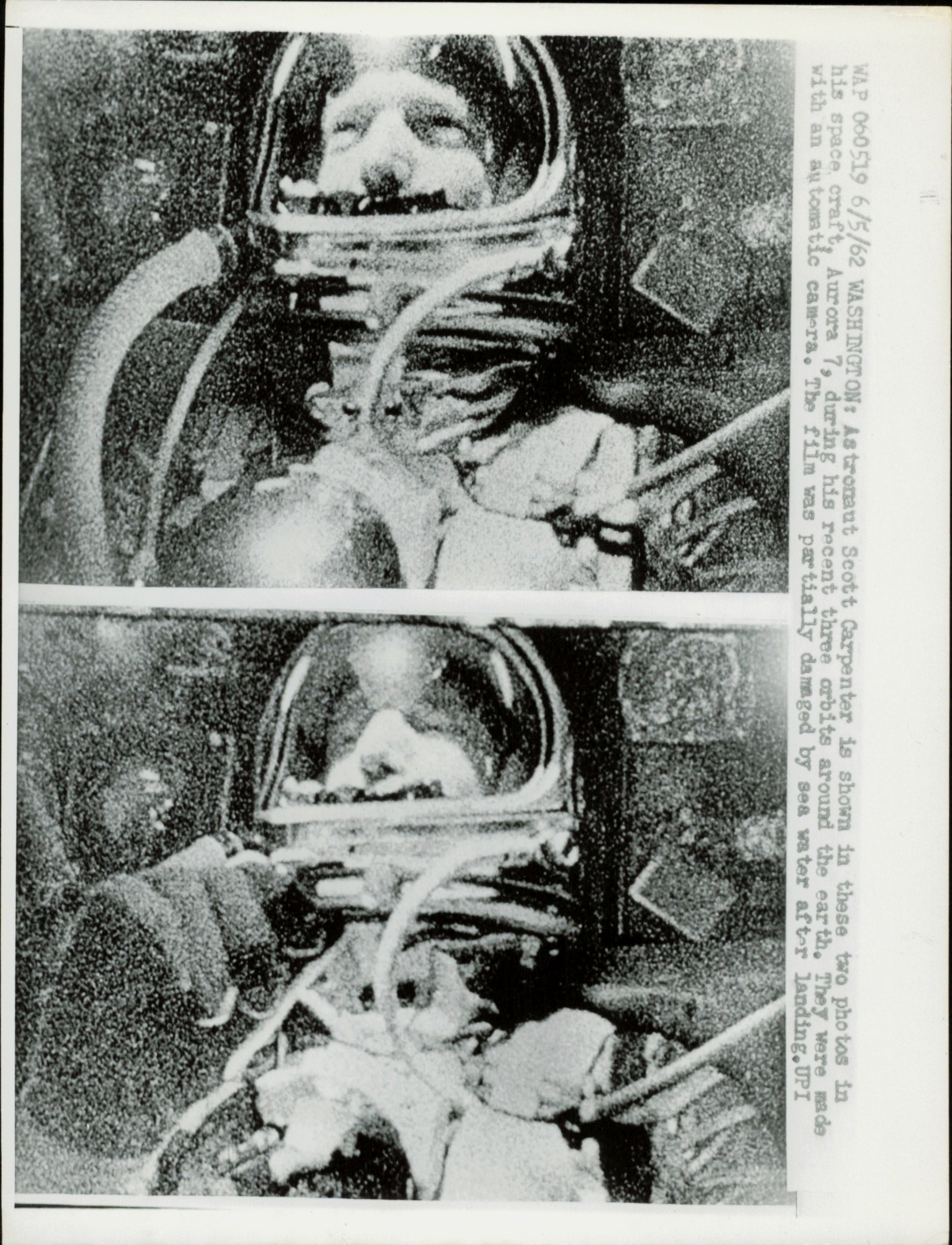 Scott Carpenter Collection (26 vintage prints) NASA Science Space