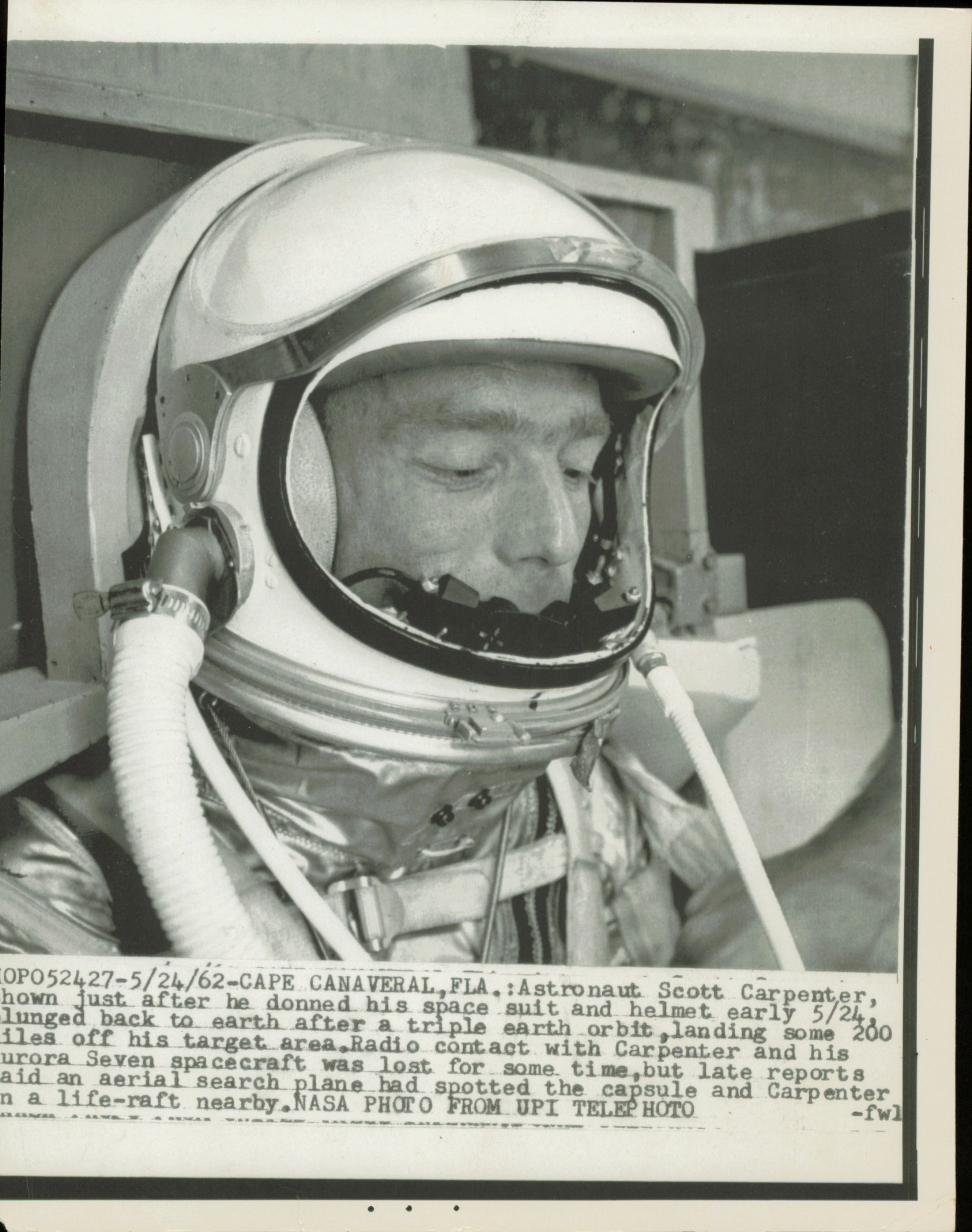 Scott Carpenter Collection (26 vintage prints) NASA Science Space