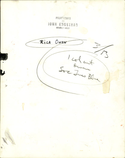 Rico Owen by John Engsted (1953) (2 vintage prints) Hollywood Model