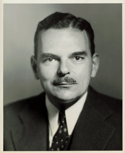 Thomas E. Dewey Portraits (2 vintage prints) Politics