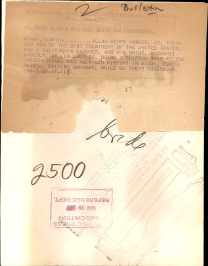 Herbert Hoover Family Collection (1925-1937) (22 vintage prints)