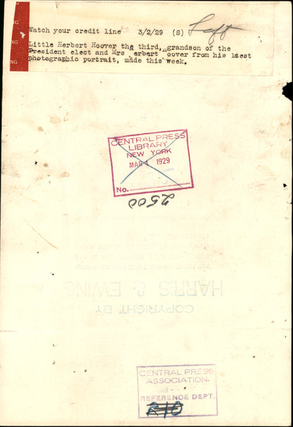Herbert Hoover Family Collection (1925-1937) (22 vintage prints)