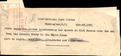 Mrs. Lou Henry Hoover Collection (1921-1939) (25 vintage prints)