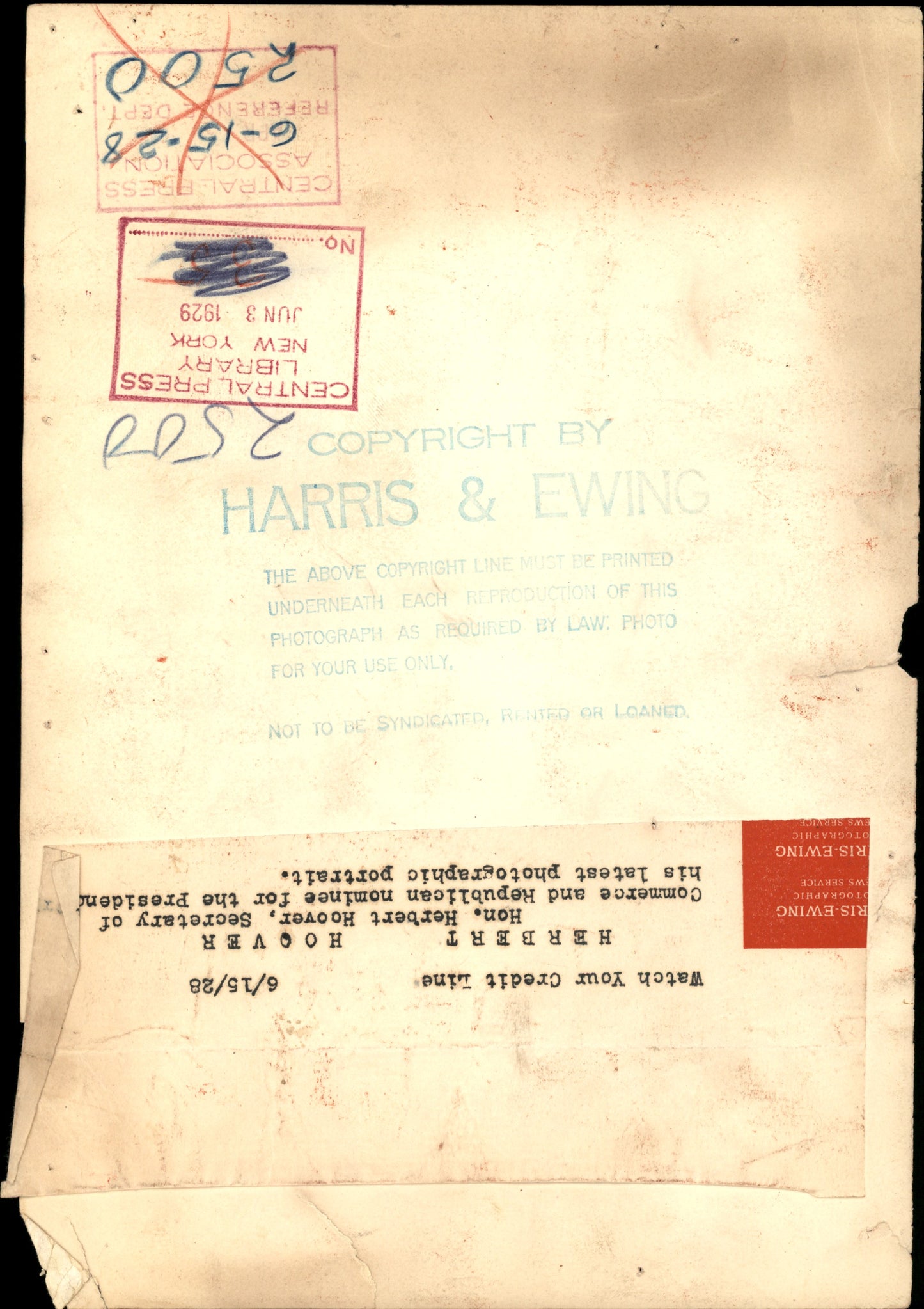 Herbert Hoover Collection (1921-1961) (44 vintage prints)