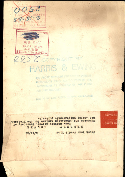 Herbert Hoover Collection (1921-1961) (44 vintage prints)