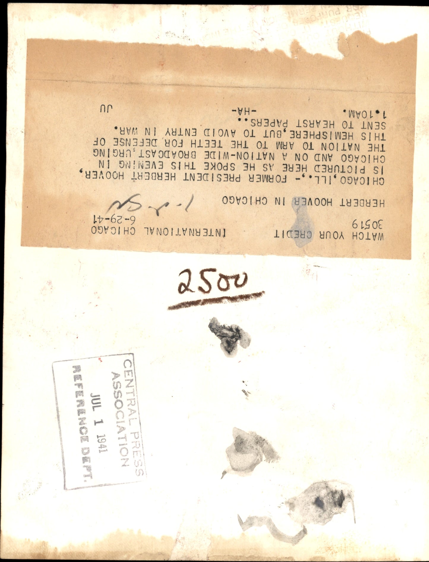 Herbert Hoover Collection (1921-1961) (44 vintage prints)