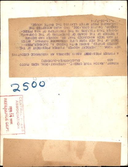 Herbert Hoover Collection (1921-1961) (44 vintage prints)