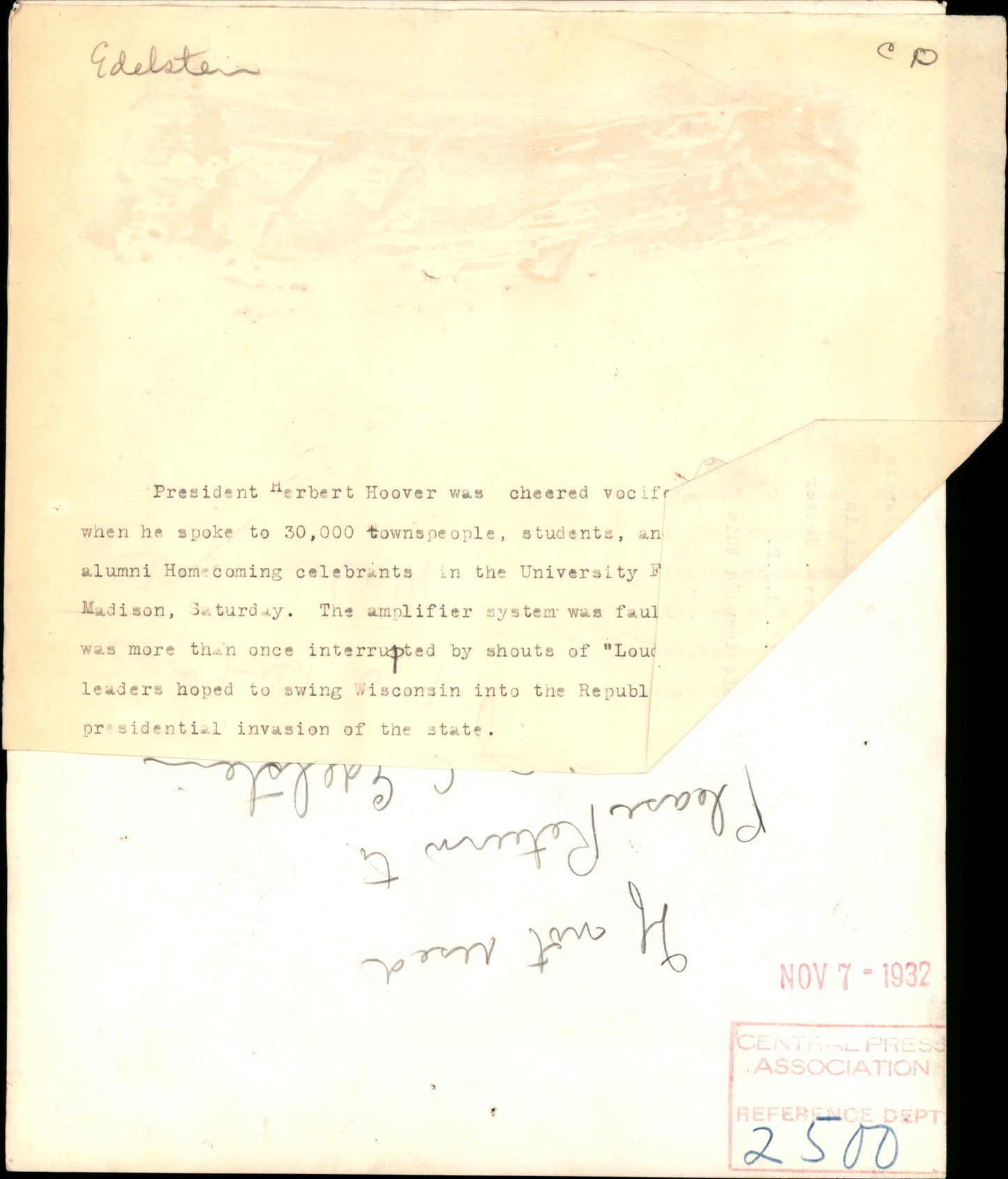 Herbert Hoover Collection (1921-1961) (44 vintage prints)