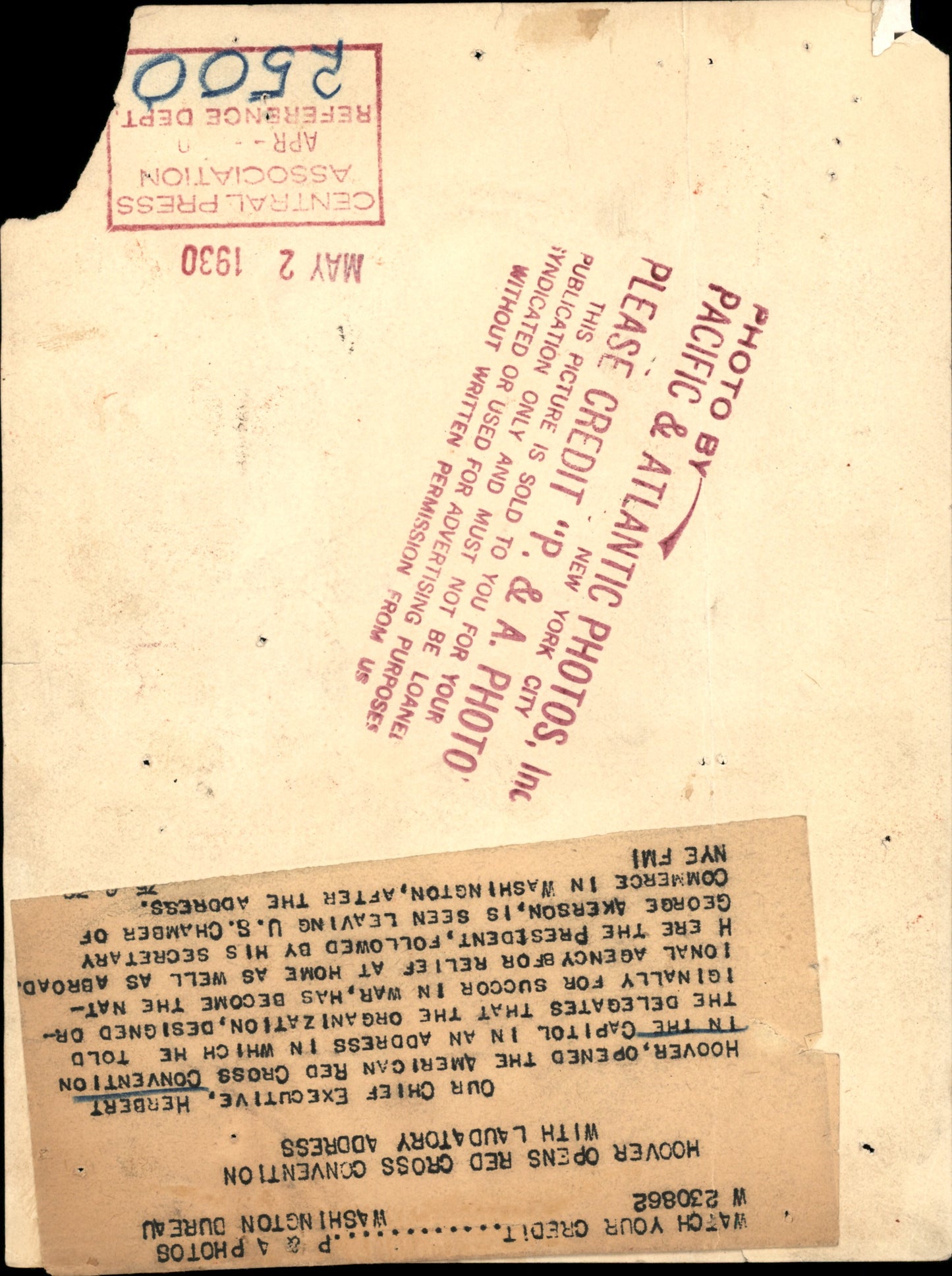Herbert Hoover Collection (1921-1961) (44 vintage prints)