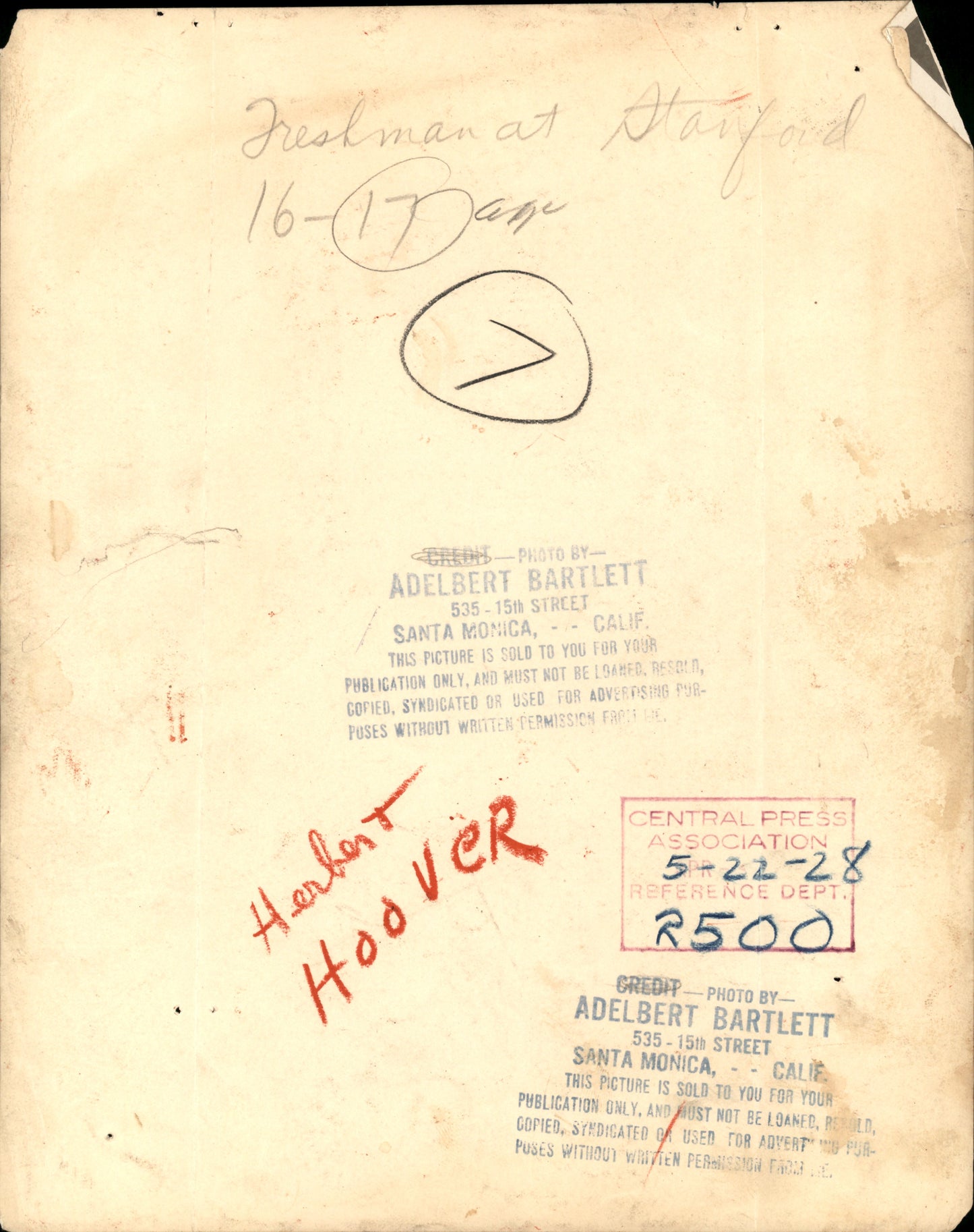 Herbert Hoover Collection (1921-1961) (44 vintage prints)