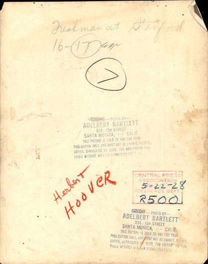 Herbert Hoover Collection (1921-1961) (44 vintage prints)