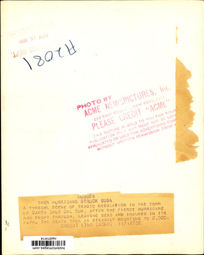 Hurricane Wreckage Collection (1926-1935) (6 vintage prints)