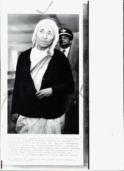 Mother Theresa Pairing (1973)