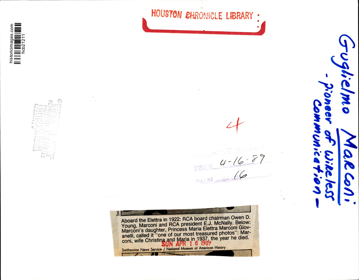 Guglielmo Marconi Collection