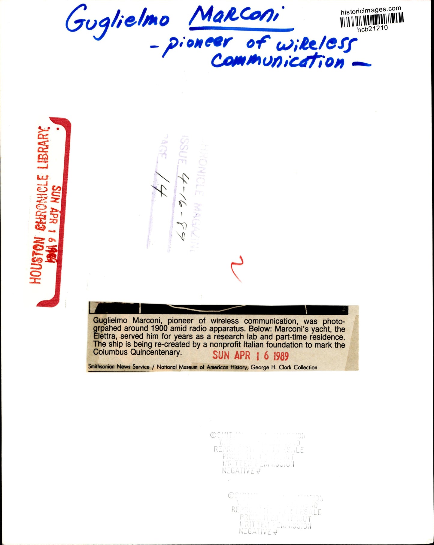 Guglielmo Marconi Collection