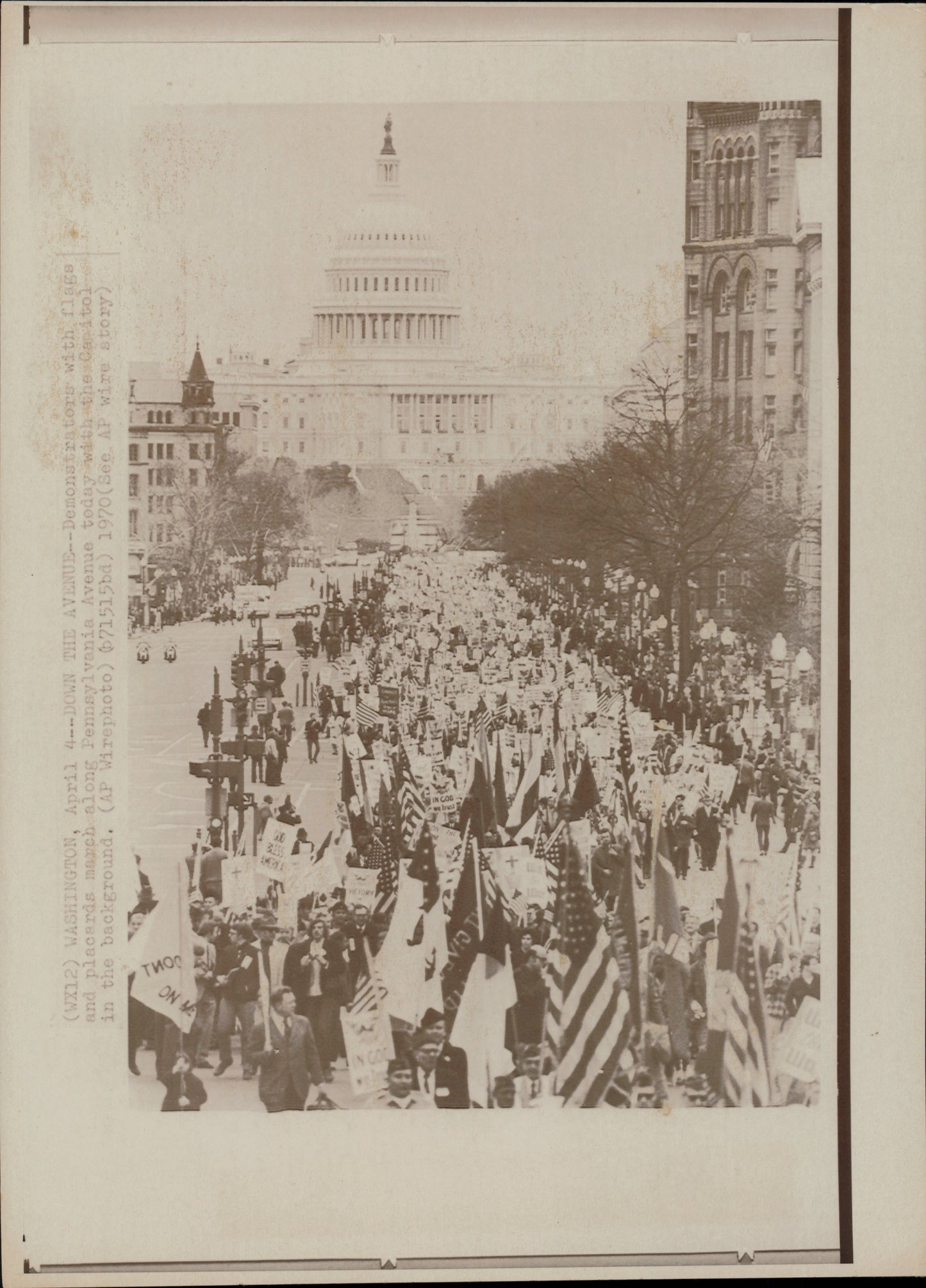 Washington DC Demonstrations Collection (60 vintage prints)