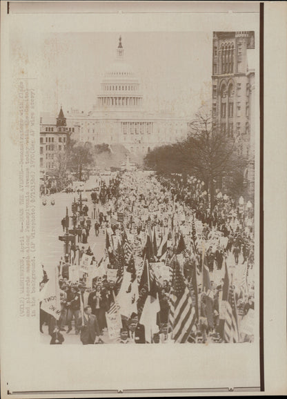 Washington DC Demonstrations Collection (60 vintage prints)