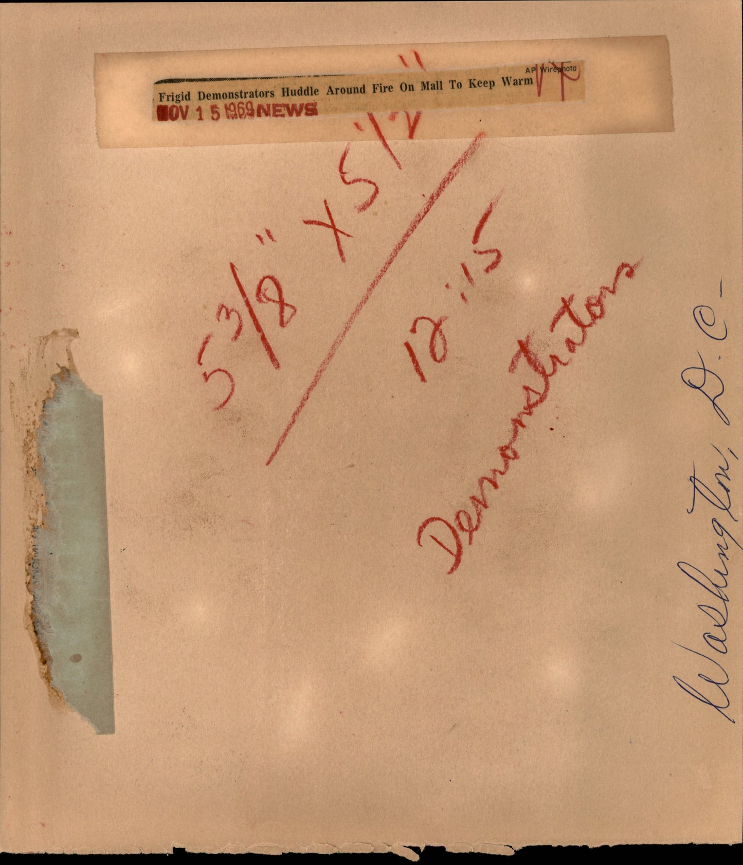 Washington DC Demonstrations Collection (60 vintage prints)
