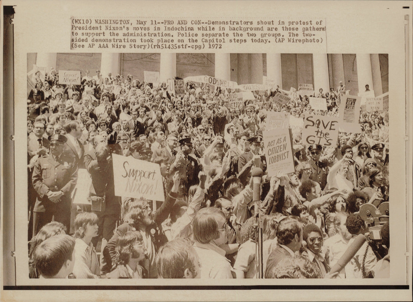 Washington DC Demonstrations Collection (60 vintage prints)
