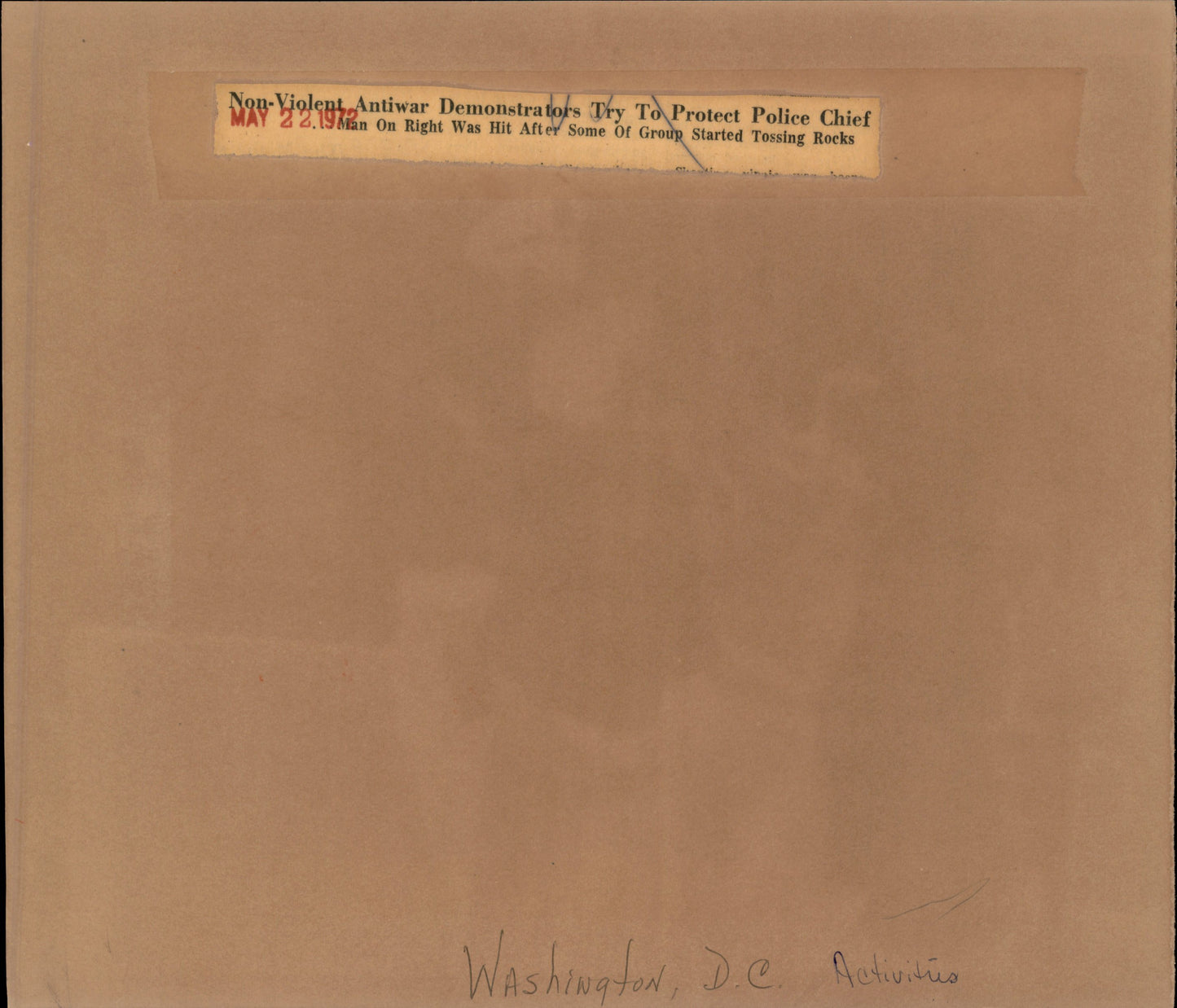 Washington DC Demonstrations Collection (60 vintage prints)