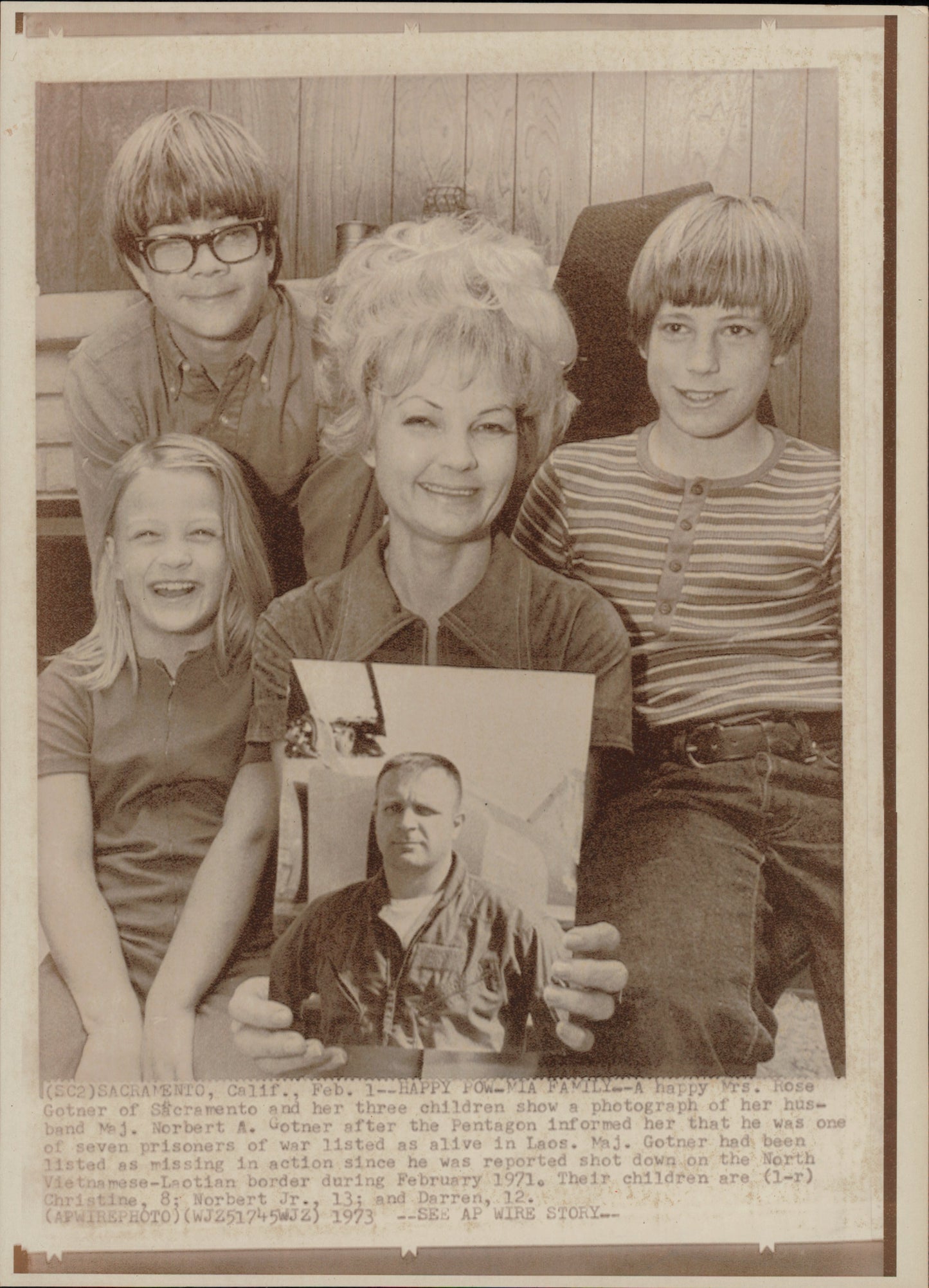 Vietnam Prisoner of War Family Collection (42 vintage prints)