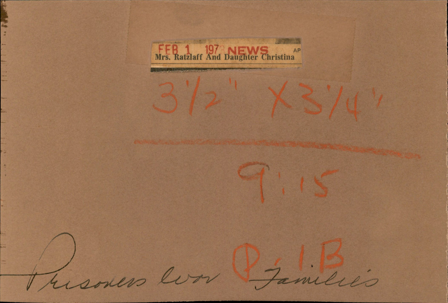 Vietnam Prisoner of War Family Collection (42 vintage prints)