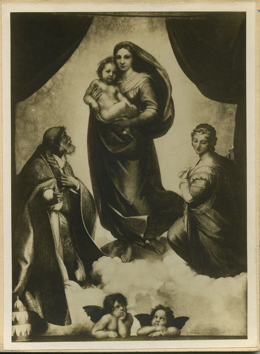 Raphael's "Sistine Madonna" after Restoration (1931)