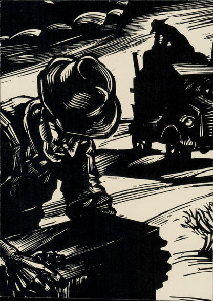 Grapes of Wrath Illustration | E. Raphael & D. Bolognese (1988)